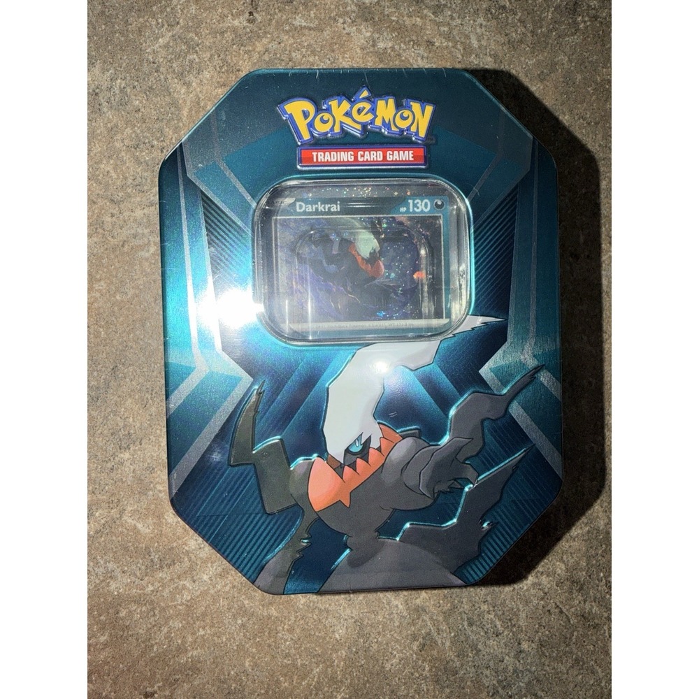 Darkrai 2024 Pokemon TCG Tin Brand New Sealed w/‎ 3 foil cards, 3 booster packs